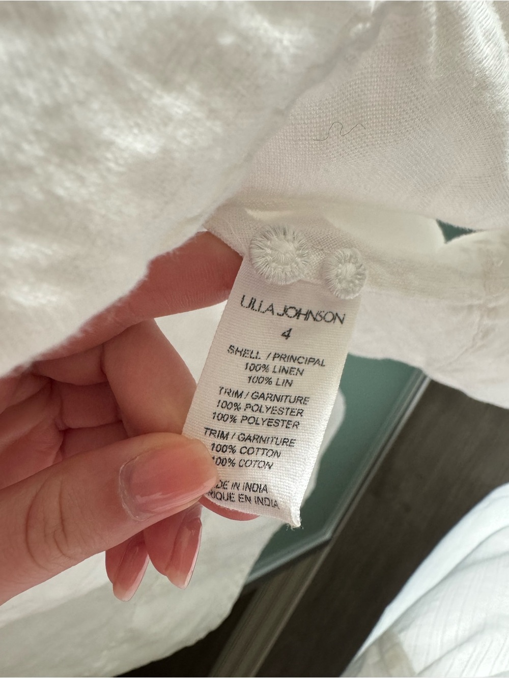 Ulla Johnson White Linen Dress - Picture 4 of 4